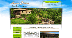 Desktop Screenshot of casaruralaguaclara.com