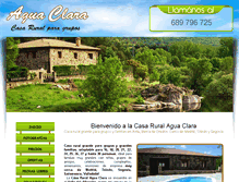 Tablet Screenshot of casaruralaguaclara.com